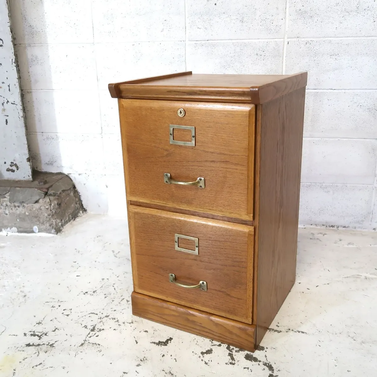 ビンテージ ウッドファイルキャビネット