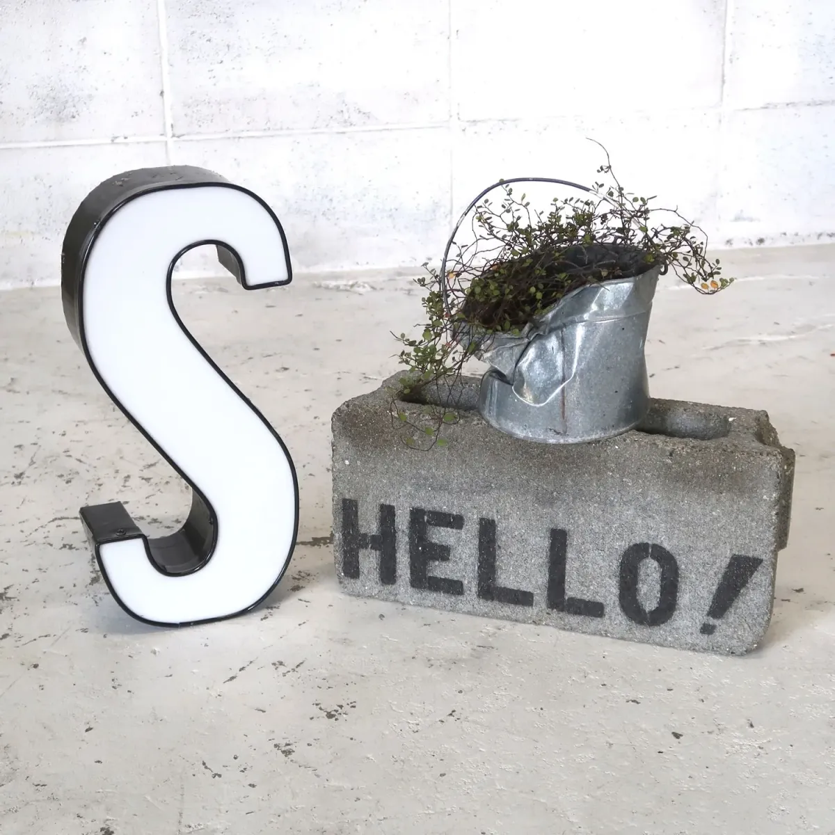 ビンテージ レターサイン S