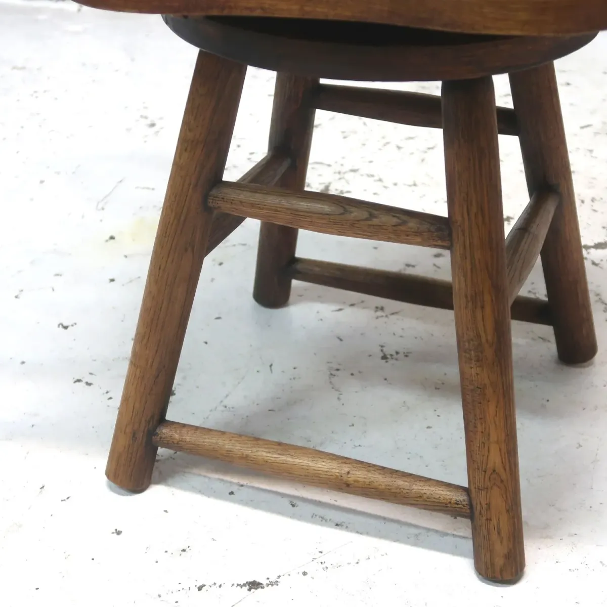 アンティーク ウッド ウィンザーチェア スイベル