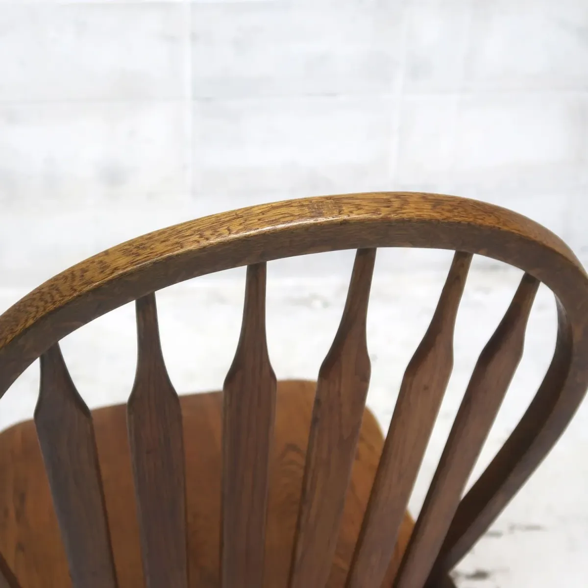 アンティーク ウッド ウィンザーチェア スイベル