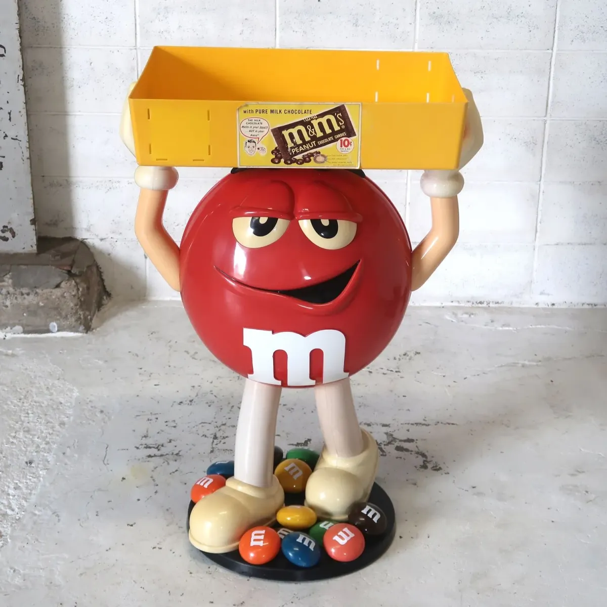M&M's レッド 大型 ストアディスプレイ
