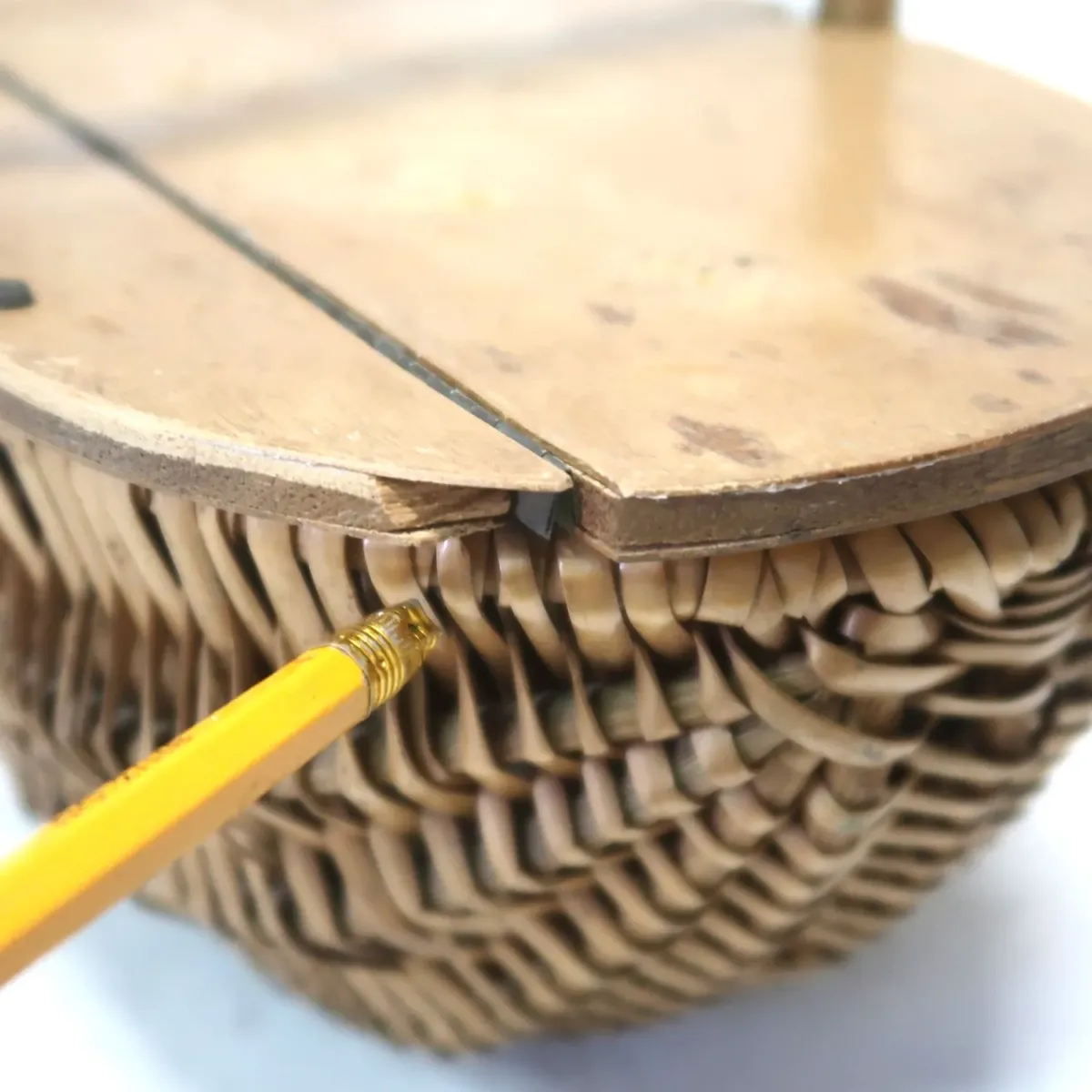 アンティーク ピクニック バスケット