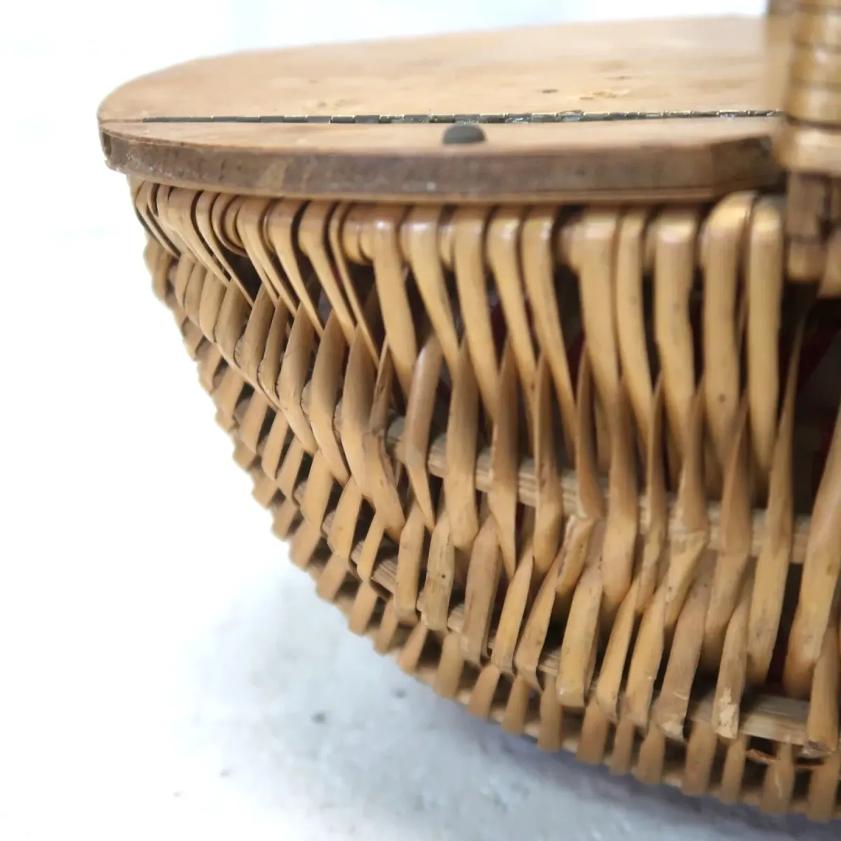 アンティーク ピクニック バスケット