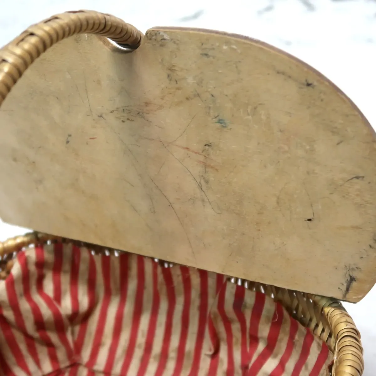 アンティーク ピクニック バスケット