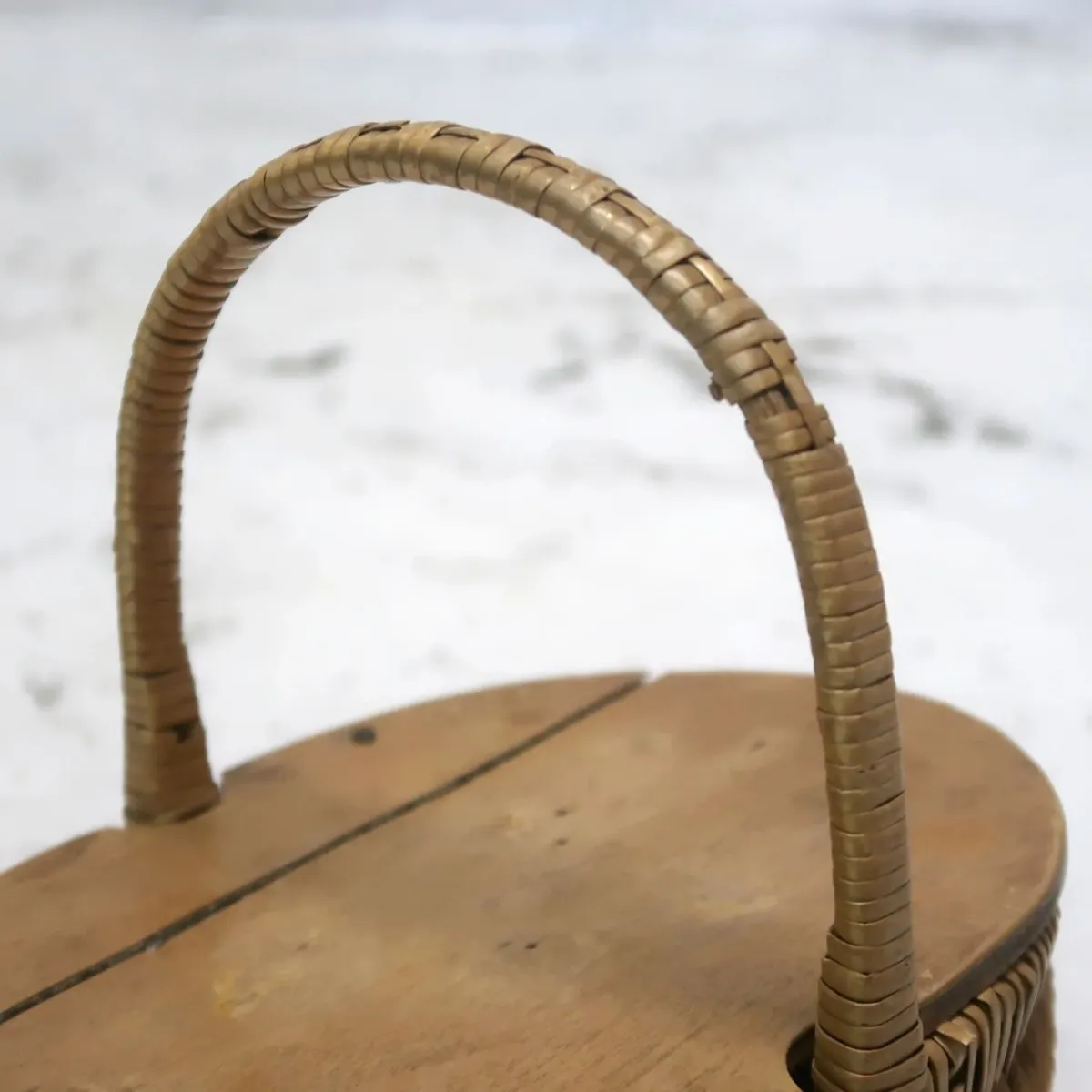 アンティーク ピクニック バスケット