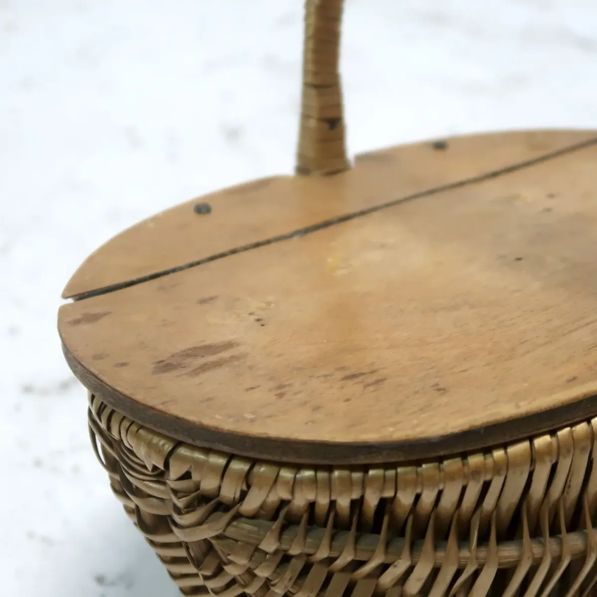 アンティーク ピクニック バスケット