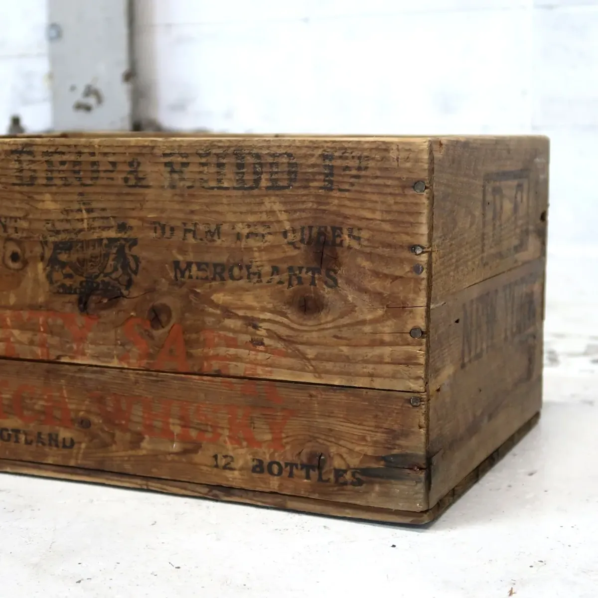 CUTTY SARK ビンテージ ウッドボックス