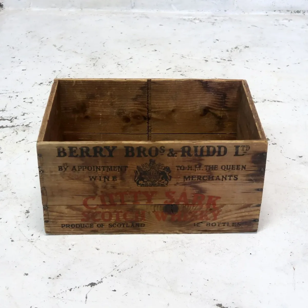 CUTTY SARK ビンテージ ウッドボックス