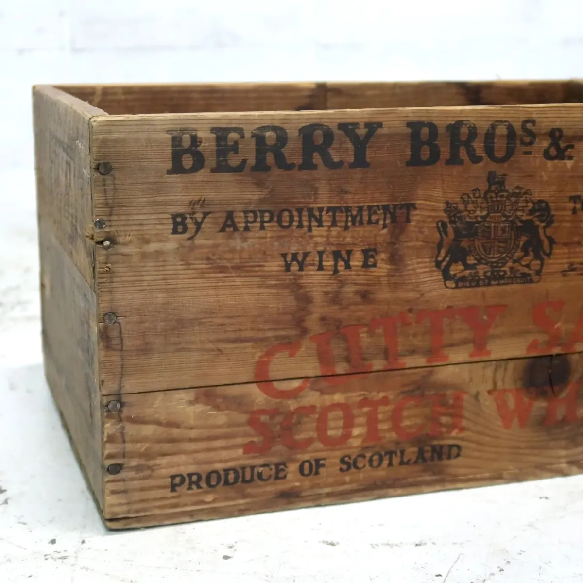 CUTTY SARK ビンテージ ウッドボックス