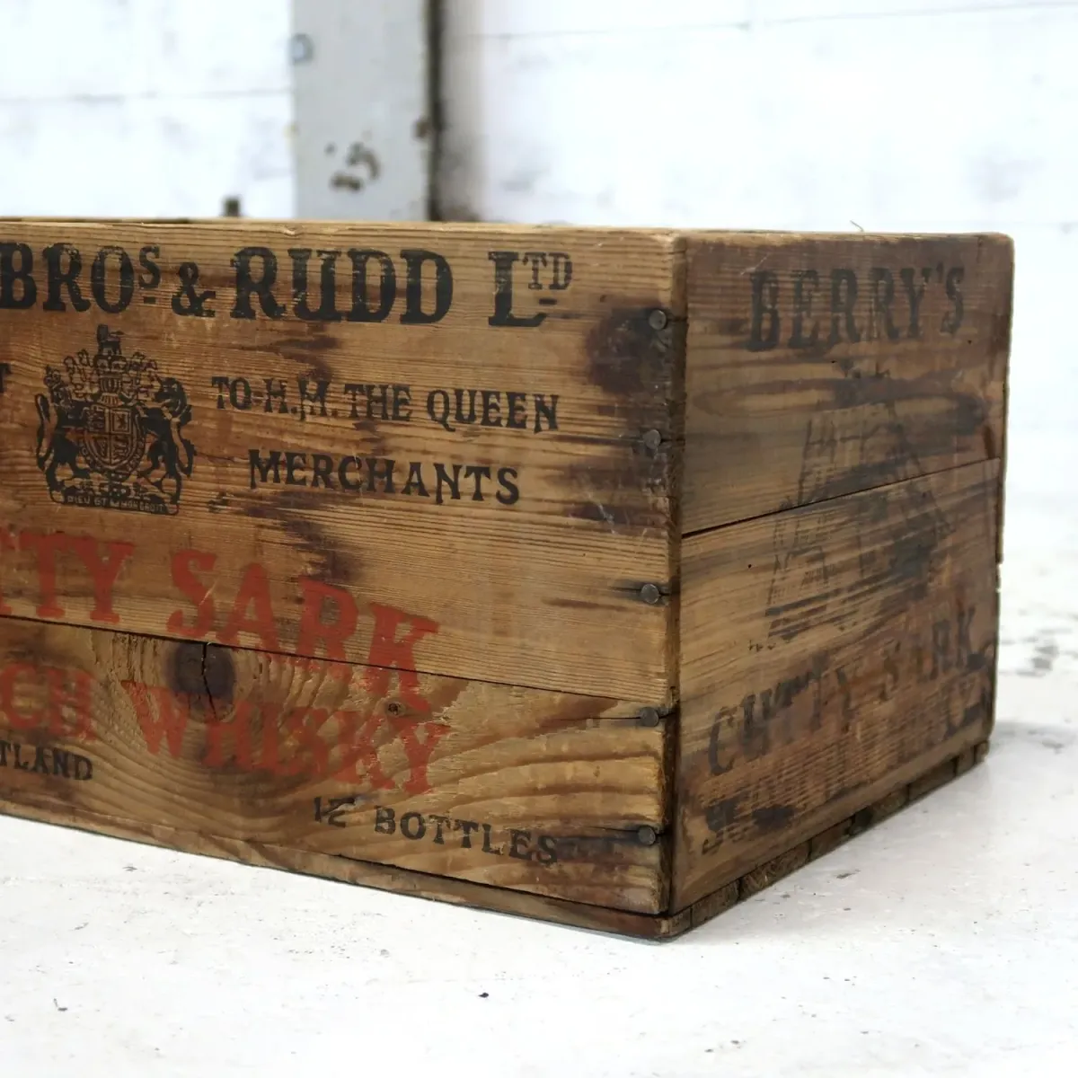 CUTTY SARK ビンテージ ウッドボックス