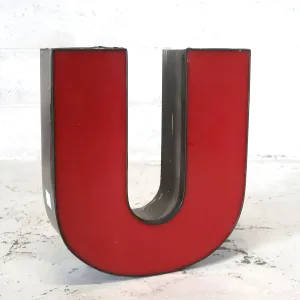 ビンテージ レターサイン U