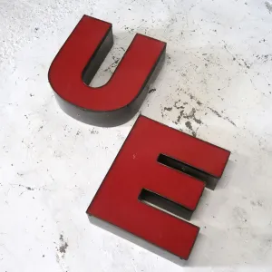 ビンテージ レターサイン U