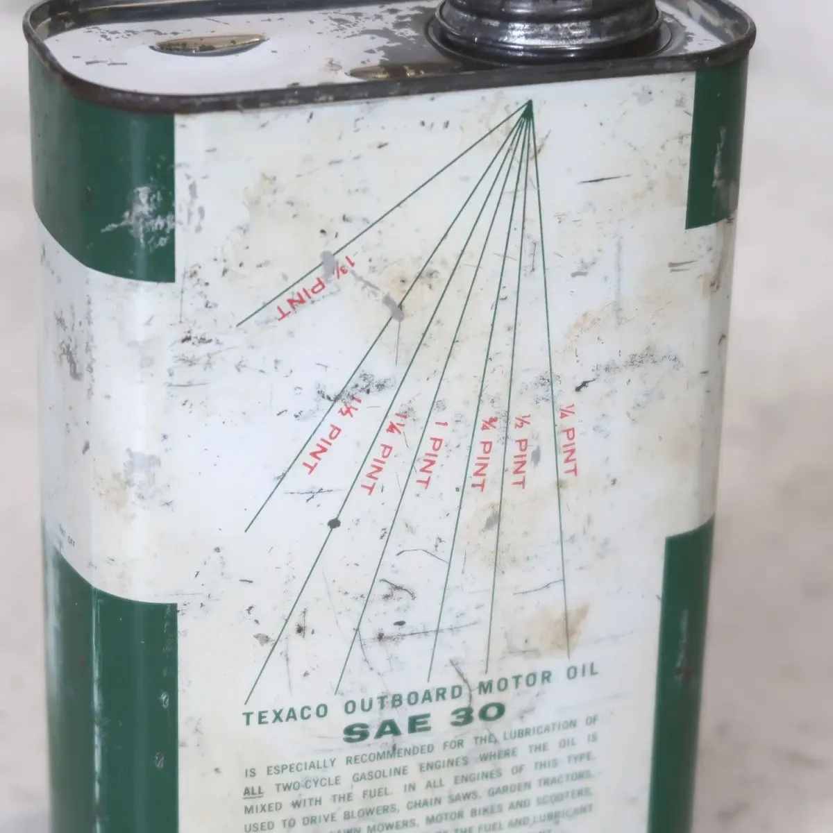 TEXACO ビンテージ オイル缶