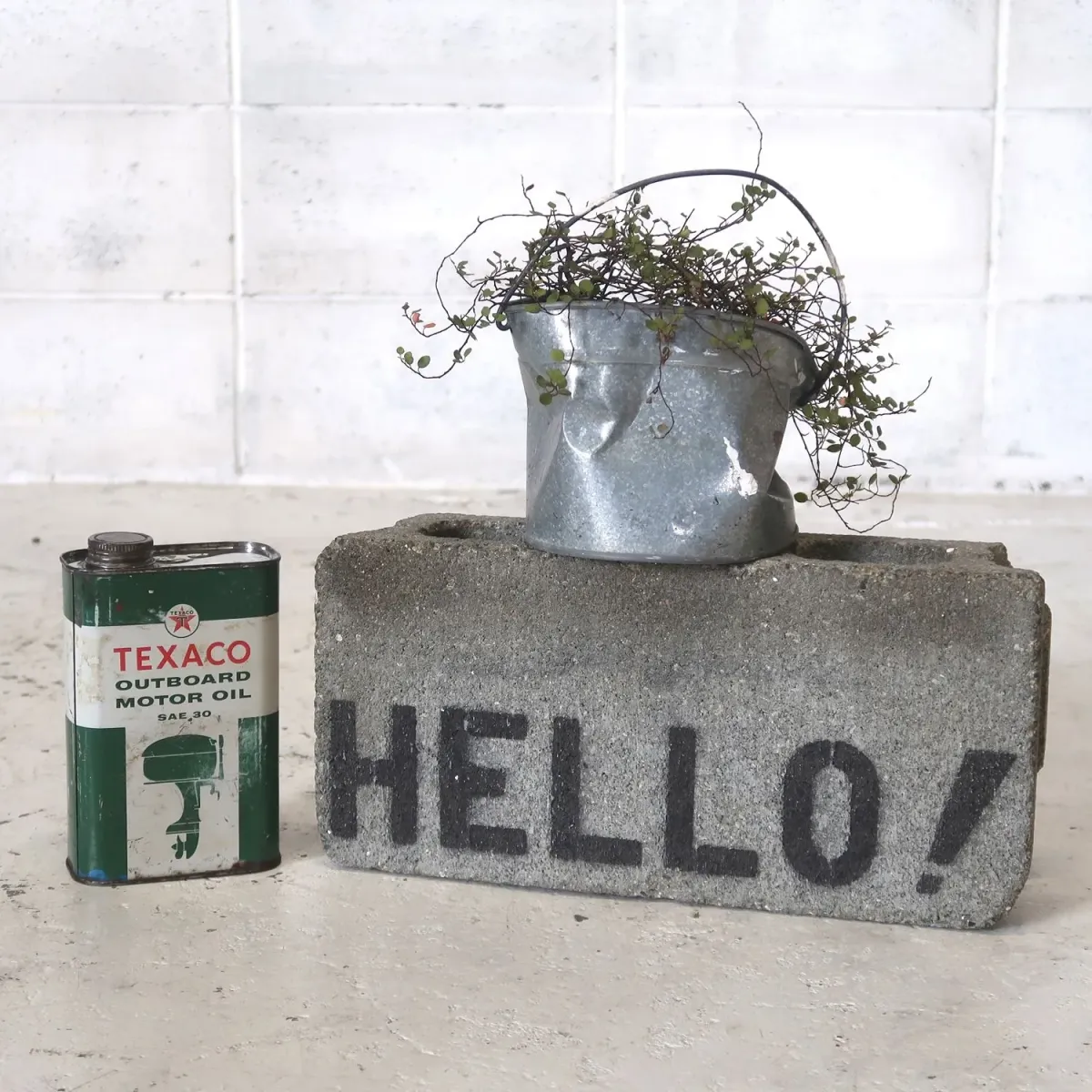 TEXACO ビンテージ オイル缶