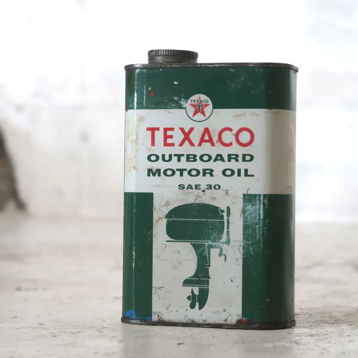 TEXACO ビンテージ オイル缶