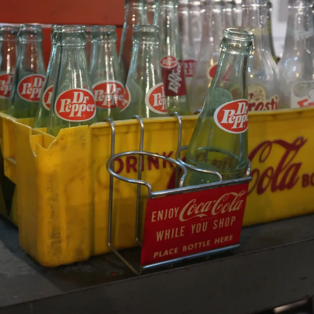 50‘s～ コカコーラ ビンテージ ボトルラック