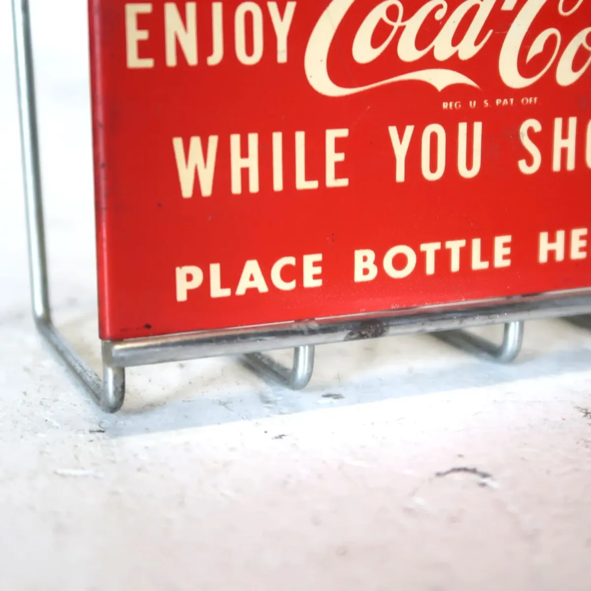 50‘s～ コカコーラ ビンテージ ボトルラック