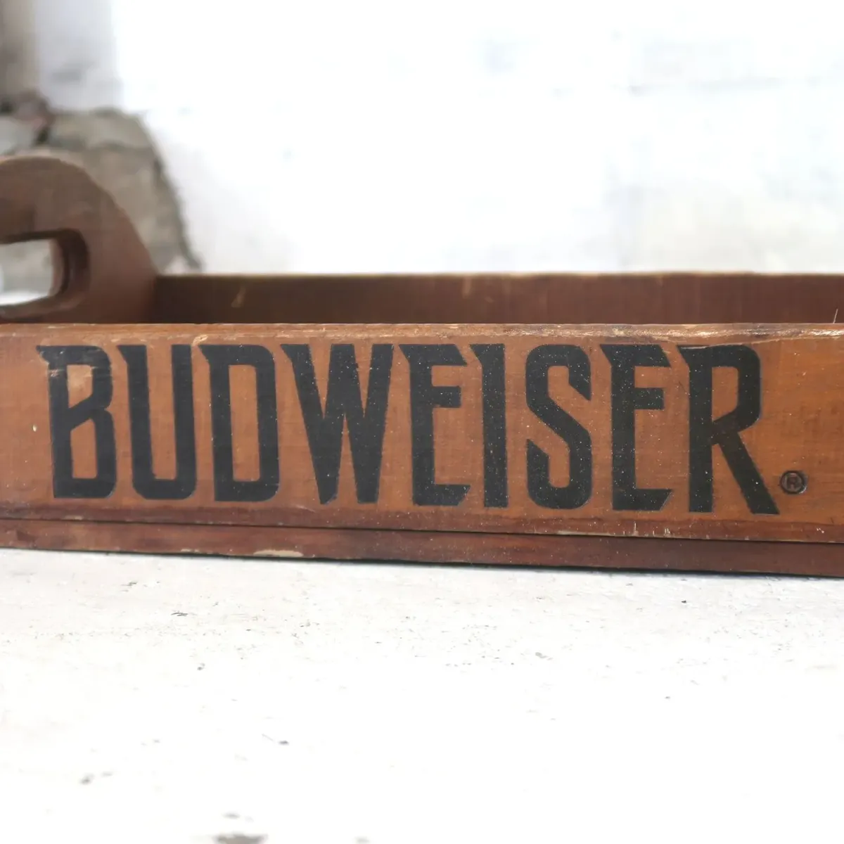 Budweiser ビンテージ ウッドトレイ