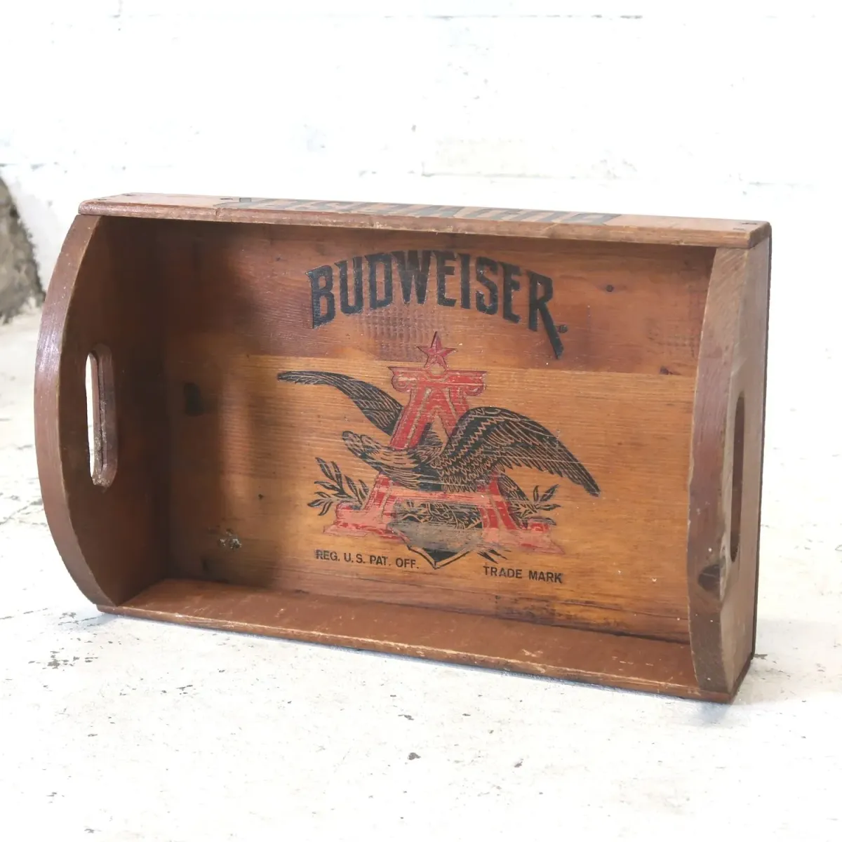 Budweiser ビンテージ ウッドトレイ