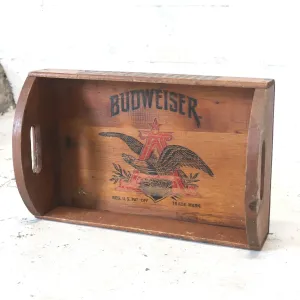Budweiser ビンテージ ウッドトレイ