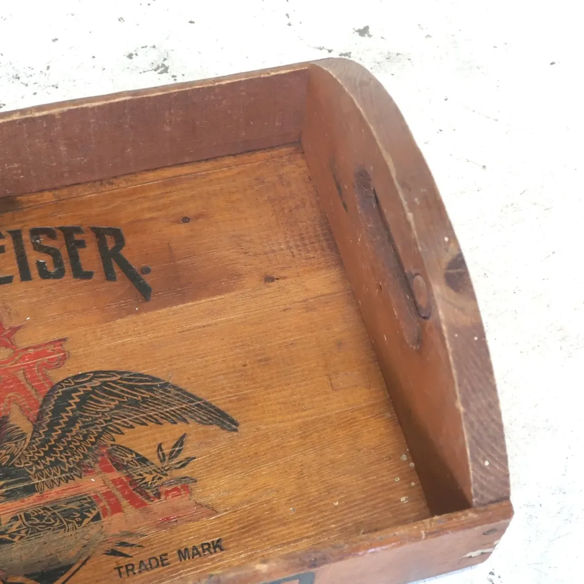 Budweiser ビンテージ ウッドトレイ