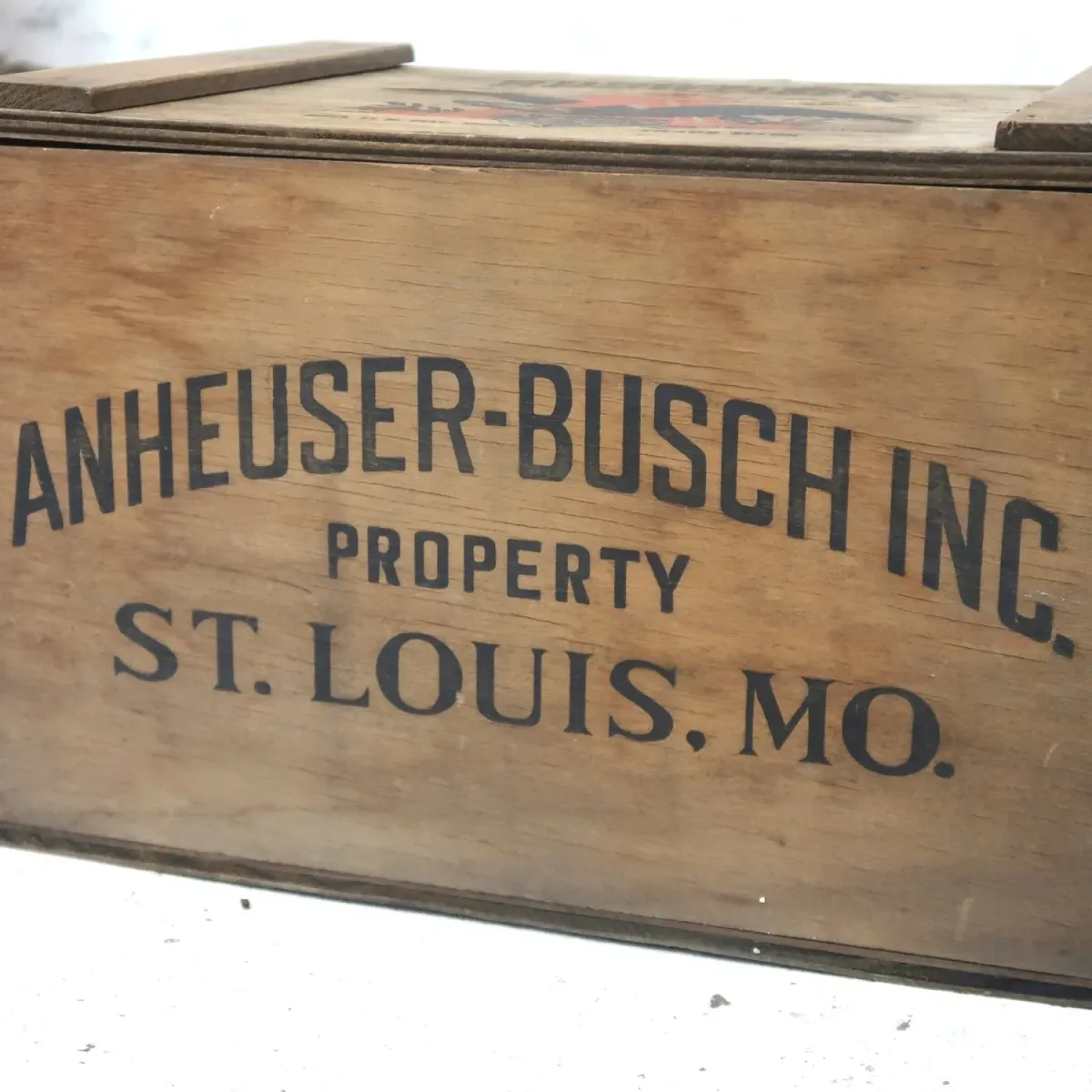 Budweiser ビンテージ ウッドボックス