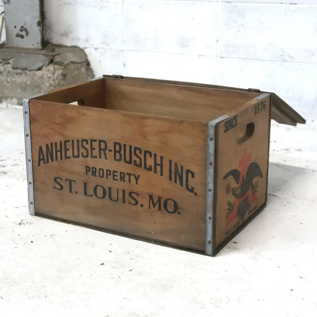 Budweiser ビンテージ ウッドボックス