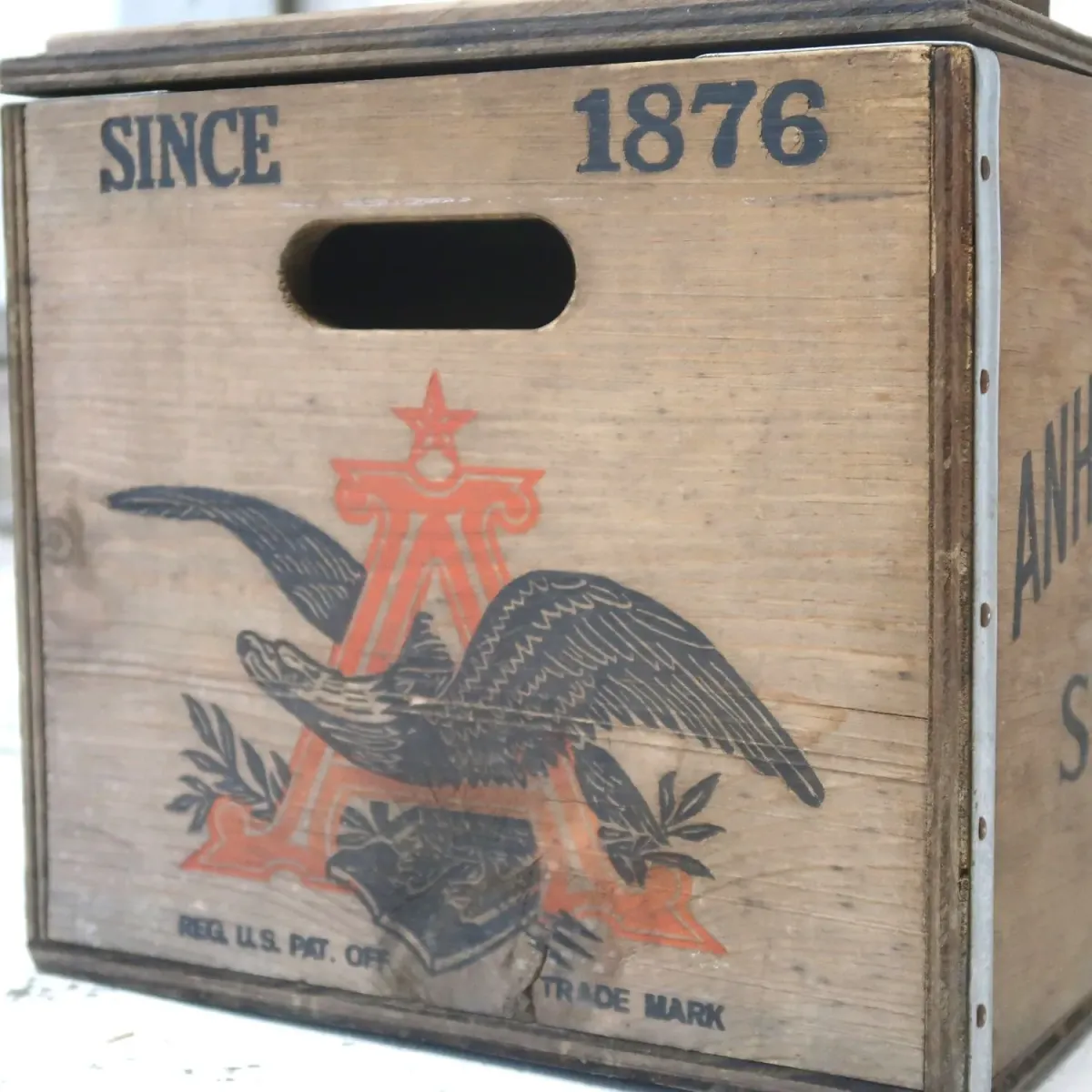 Budweiser ビンテージ ウッドボックス