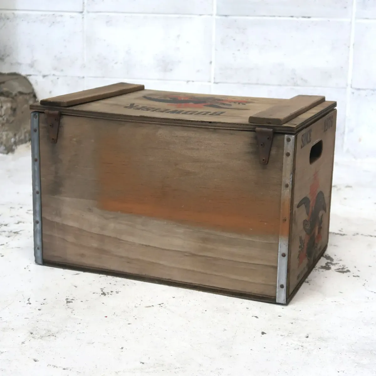 Budweiser ビンテージ ウッドボックス