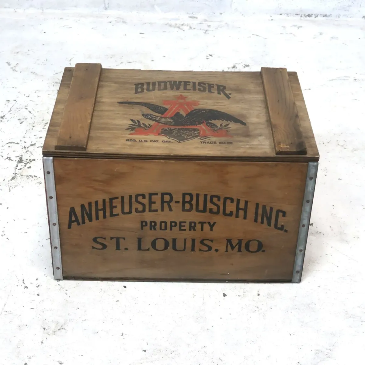 Budweiser ビンテージ ウッドボックス