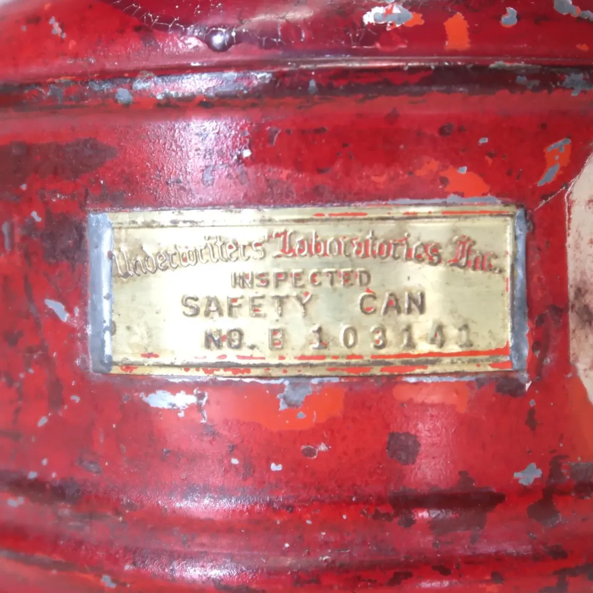 JUSTRITE ビンテージ セーフティカン