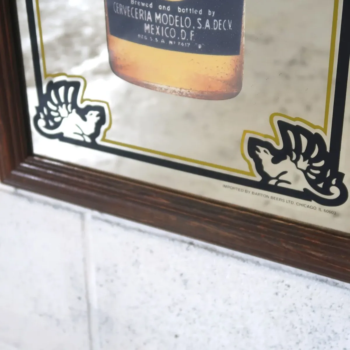 Corona Extra ビンテージ パブミラー