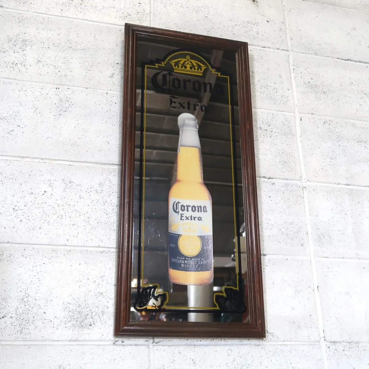 Corona Extra ビンテージ パブミラー