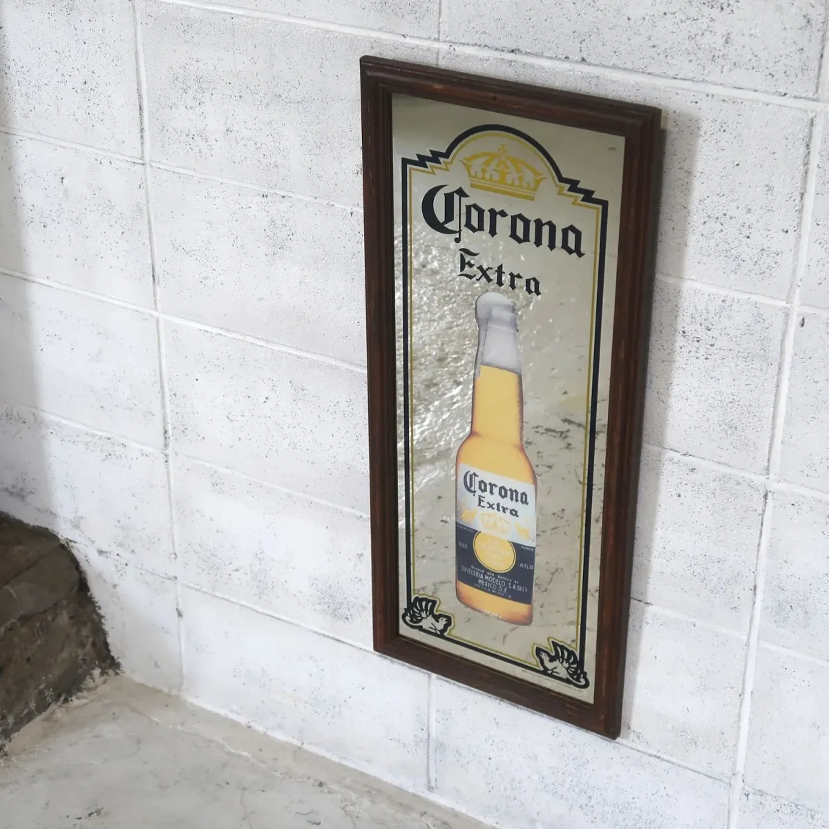 Corona Extra ビンテージ パブミラー