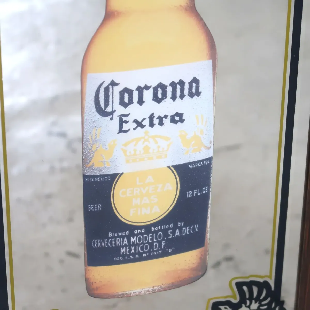 Corona Extra ビンテージ パブミラー