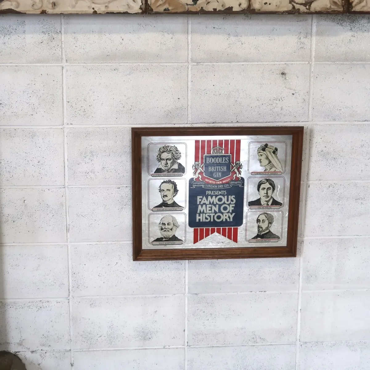 BOODLES ビンテージ パブミラー