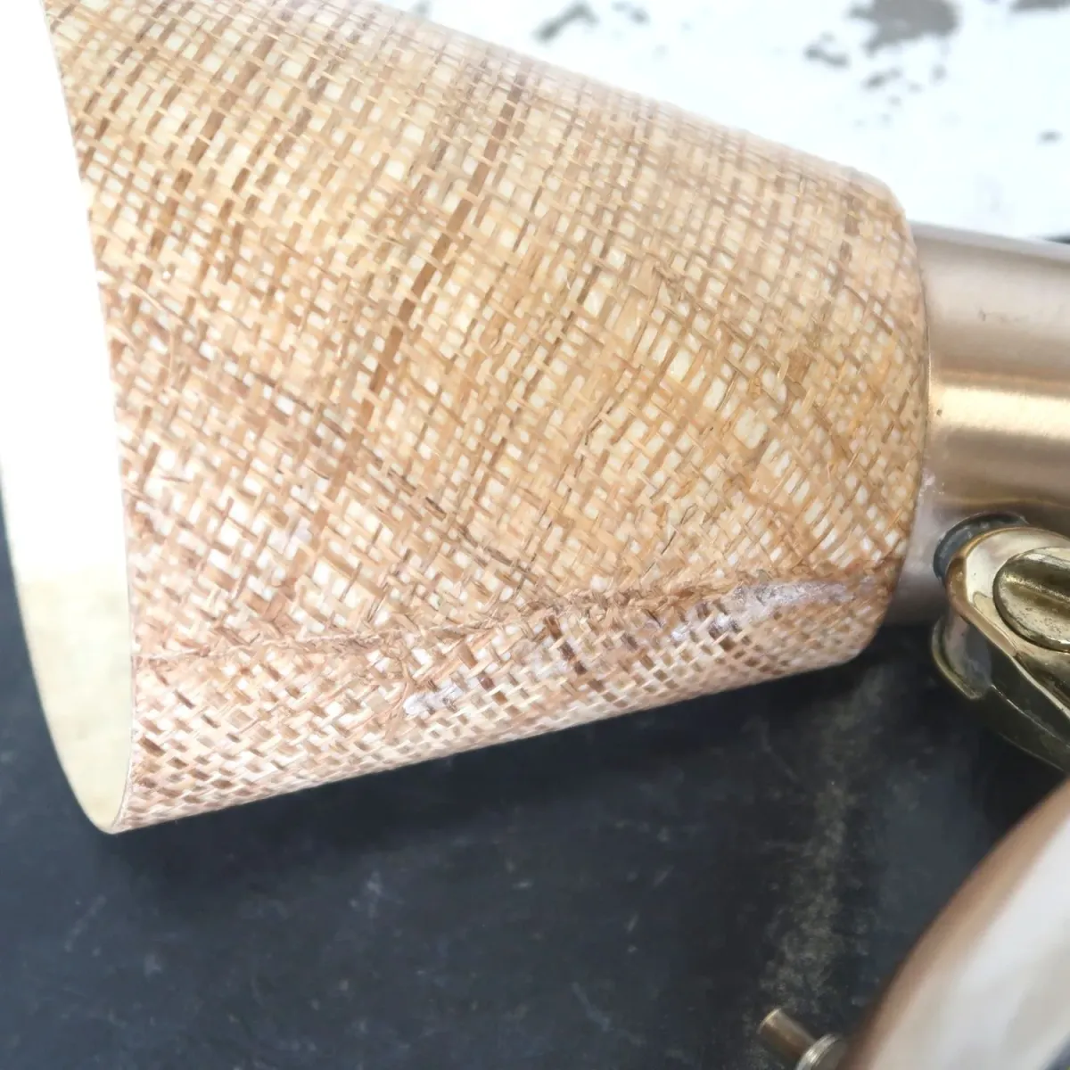 ミッドセンチュリー ファイバーブラケットランプ