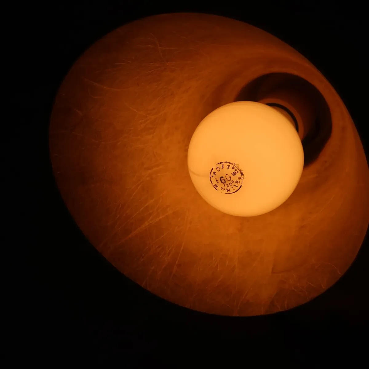 ミッドセンチュリー ファイバーブラケットランプ