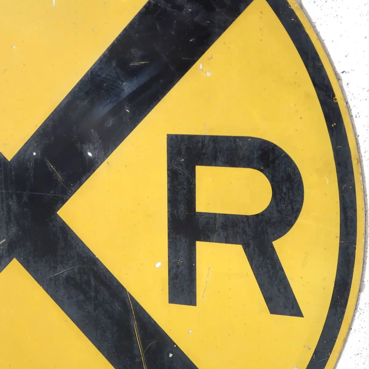 RAILROAD CROSSING ビンテージ ロードサイン