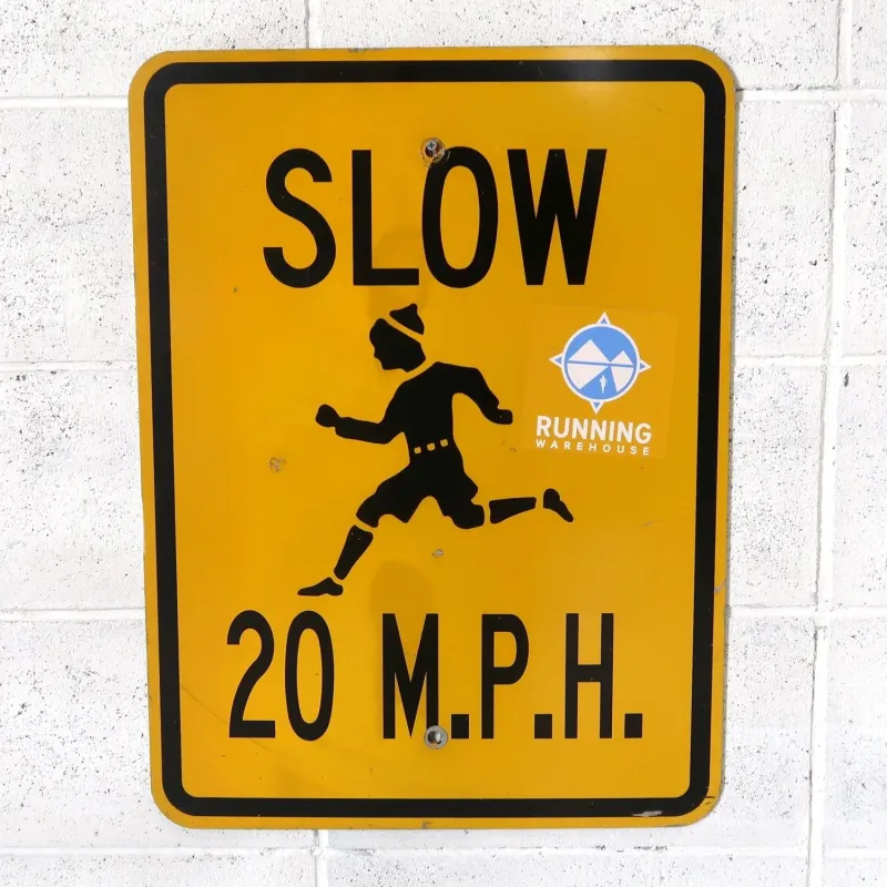 SLOW 20M.P.H. ビンテージ ロードサイン