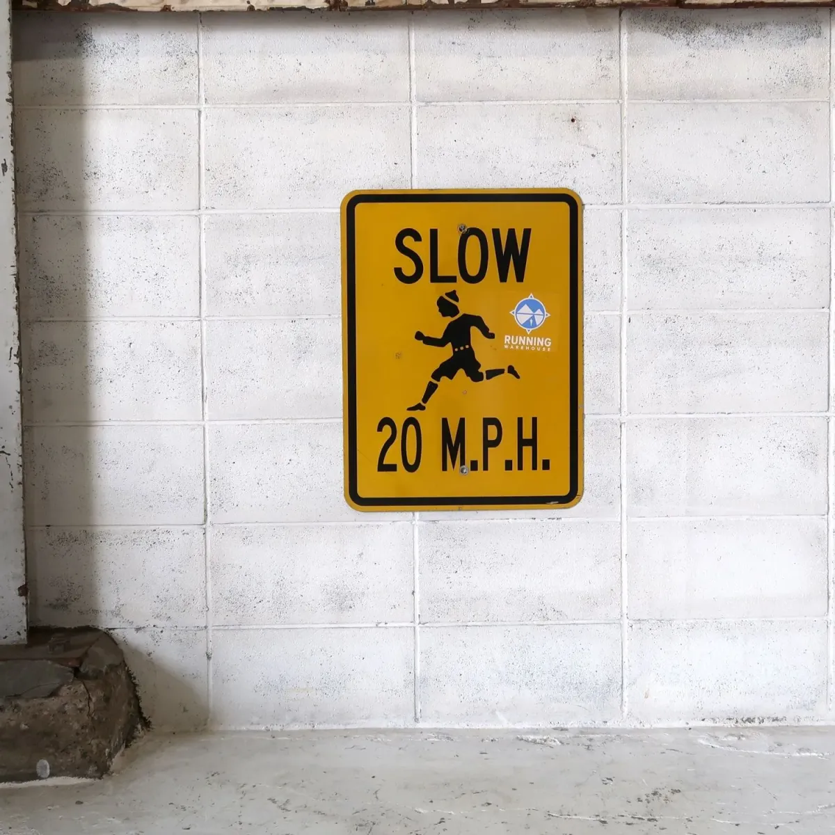SLOW 20M.P.H. ビンテージ ロードサイン