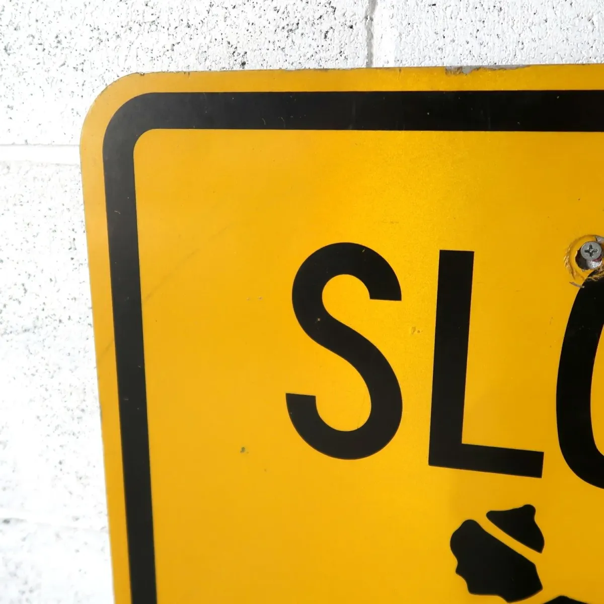 SLOW 20M.P.H. ビンテージ ロードサイン