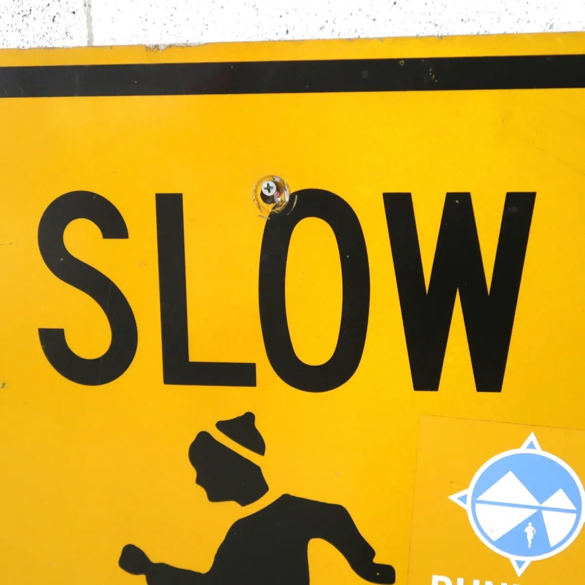 SLOW 20M.P.H. ビンテージ ロードサイン