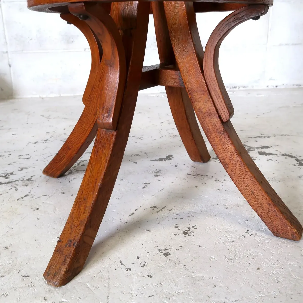 30〜40's アンティーク ウッドスツール