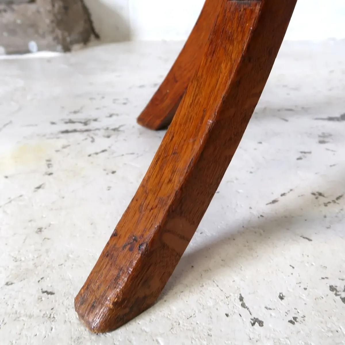 30〜40's アンティーク ウッドスツール