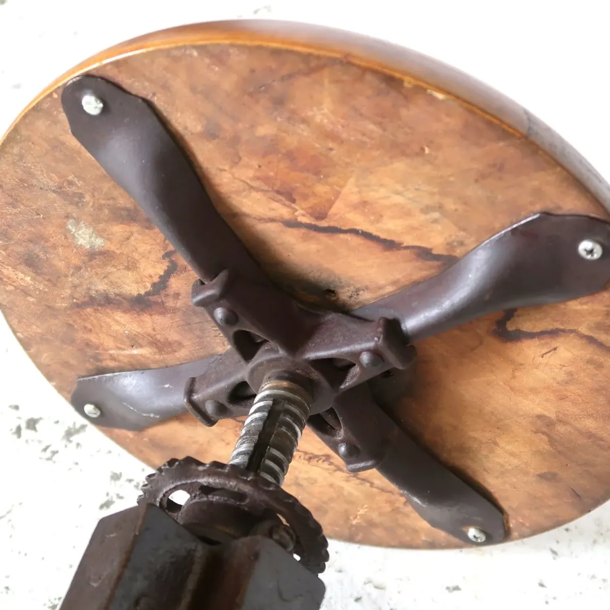 30〜40's アンティーク ウッドスツール