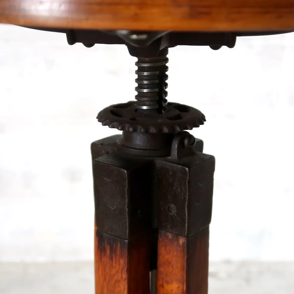 30〜40's アンティーク ウッドスツール