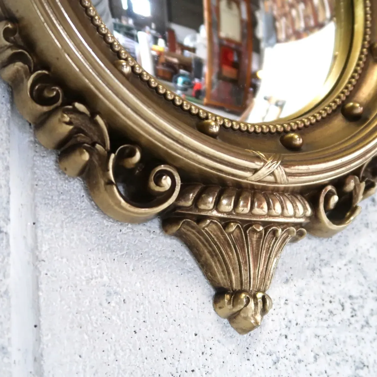 SYROCO アンティーク ウォールミラー イーグル