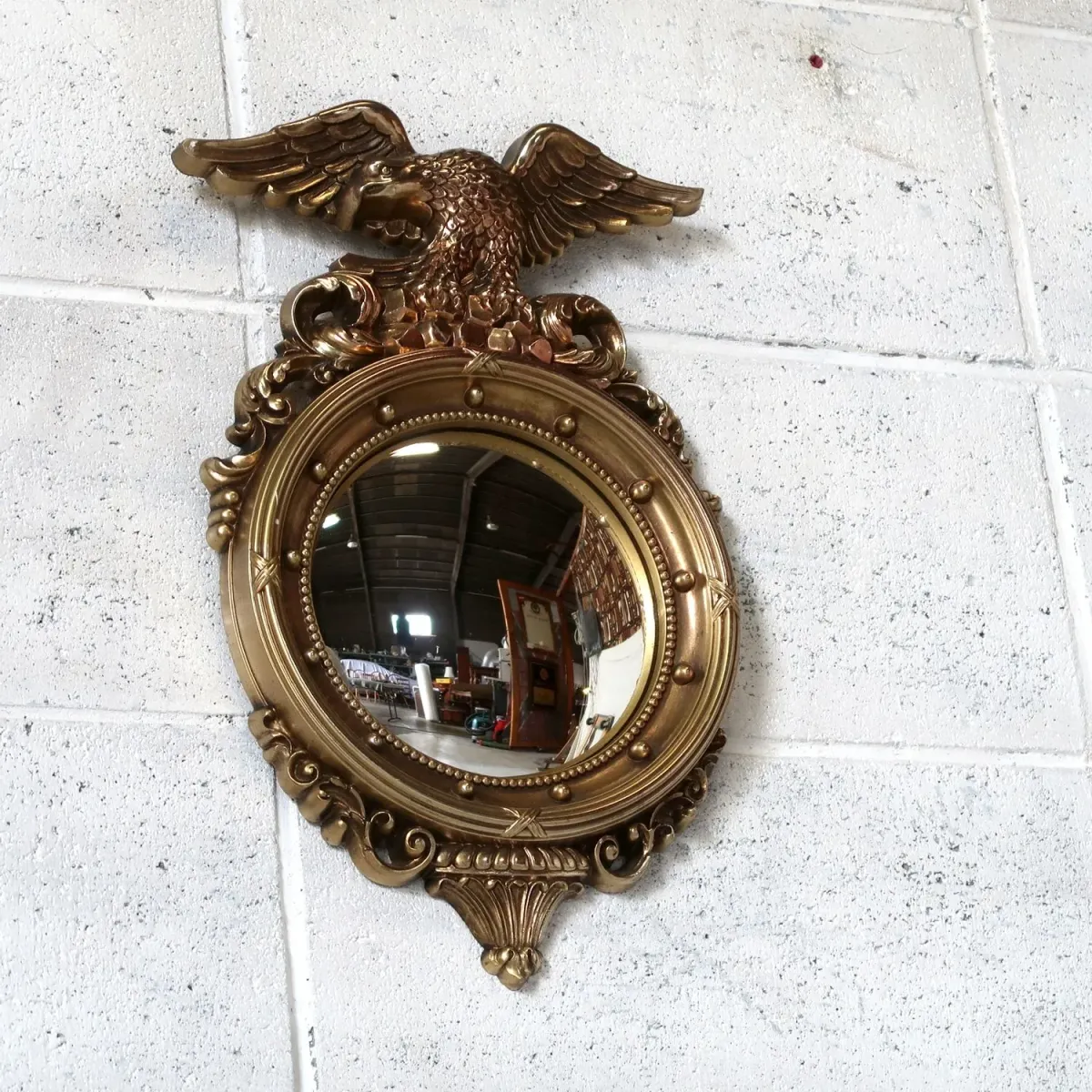 SYROCO アンティーク ウォールミラー イーグル