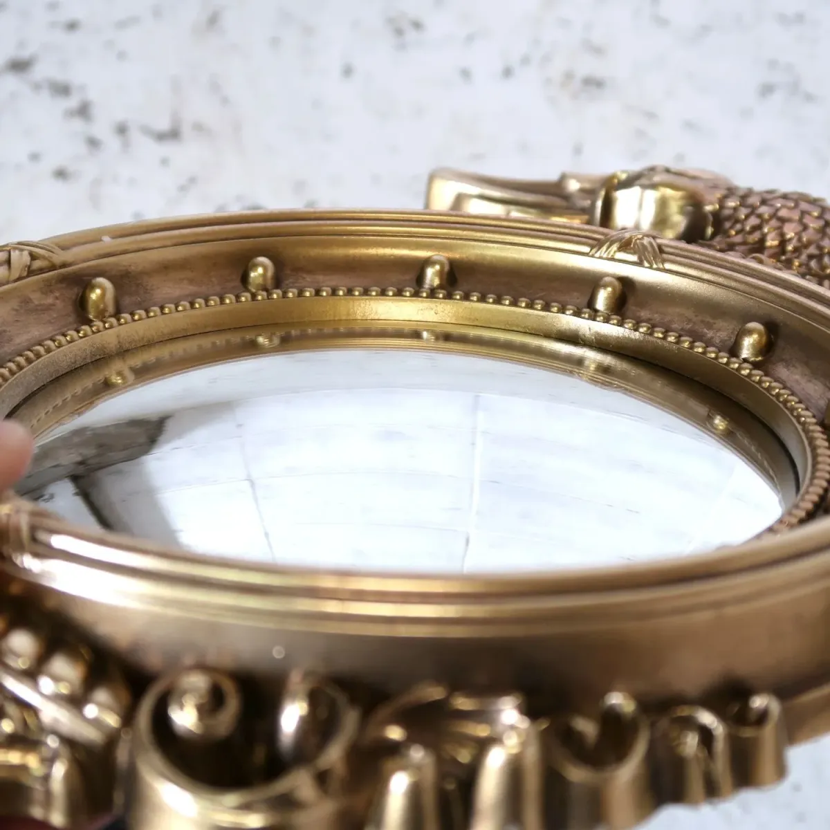 SYROCO アンティーク ウォールミラー イーグル